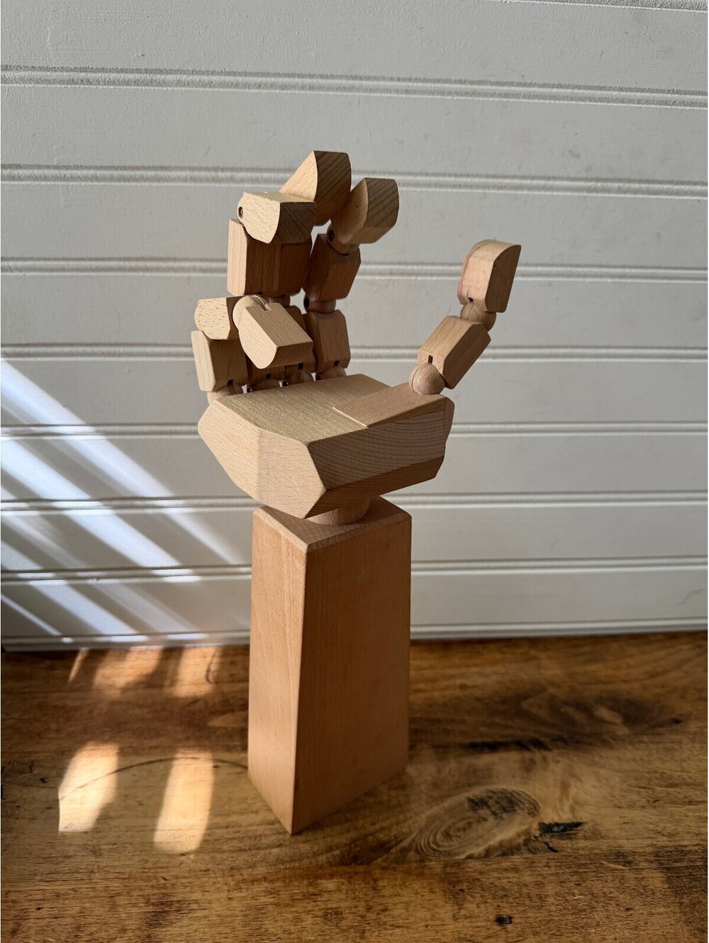 IKEA LANESPELARE Wooden Accessories Stand Moveable Posable Articulated Hand